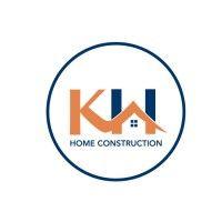 kh home construction logo image