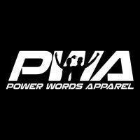 power words apparel logo image