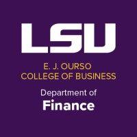 lsu department of finance logo image