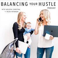 balancing your hustle podcast logo image