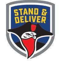 stand & deliver transport logo image