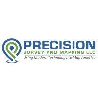 precision survey and mapping, llc logo image