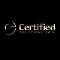 certified employment group logo image