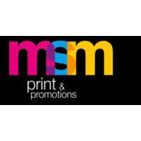 msm print & promotions logo image