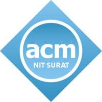 acm, nit surat logo image