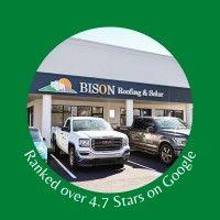 bison roofing & solar logo image