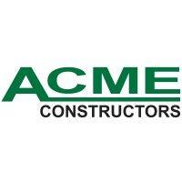 acme constructors, inc. logo image