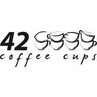 42 coffee cups logo image