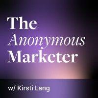 the anonymous marketer podcast logo image