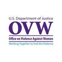 u.s. department of justice, the office on violence against women logo image