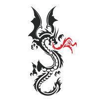 black dragon logo image