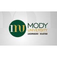 mody university logo image