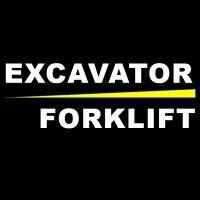 excavator forklift logo image