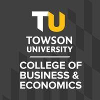 towson university college of business & economics logo image