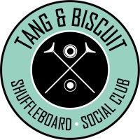 tang & biscuit shuffleboard social club logo image