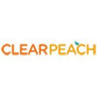 clear peach marketing logo image