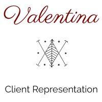 valentina client representation, llc logo image