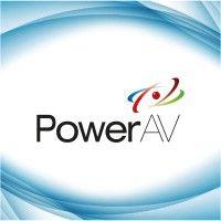 power av - power audiovisual rental company logo image