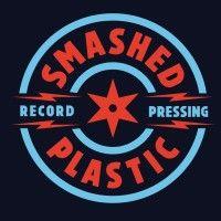 smashed plastic record pressing logo image