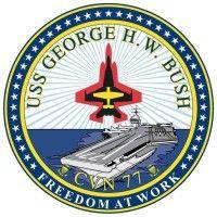 uss george h.w. bush (cvn 77) logo image