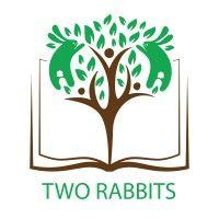 two rabbits