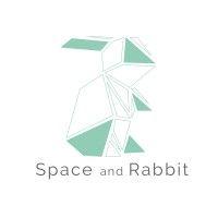 space and rabbit logo image