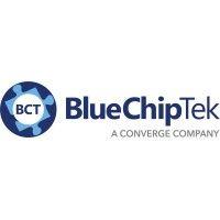 bluechiptek, a converge company logo image