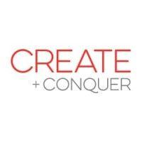 create + conquer logo image