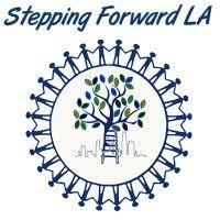 stepping forward la logo image