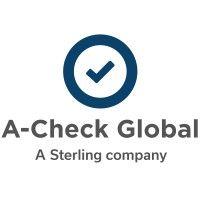 a-check global, a sterling company logo image