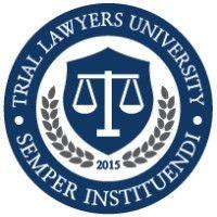 trial lawyers university logo image