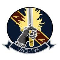 electronic attack squadron one three six (vaq-136) logo image