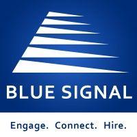 blue signal search logo image