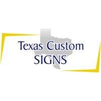 texas custom signs logo image