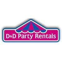 d&d party & tent rentals logo image