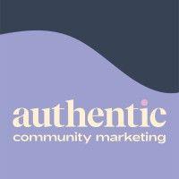 authentic community marketing logo image