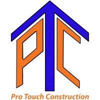 pro touch construction logo image