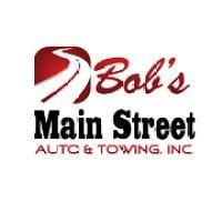 bob's main street auto and towing logo image