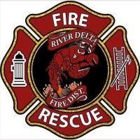 river delta fire district logo image