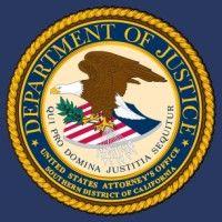 u.s. attorney's office for the southern district of california logo image