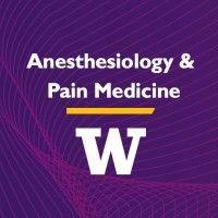 university of washington anesthesiology & pain medicine