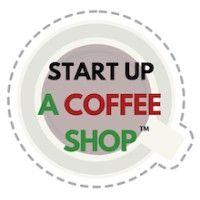 start up a coffee shop & cafe coach logo image