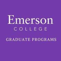 emerson college graduate programs logo image