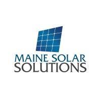 maine solar solutions logo image