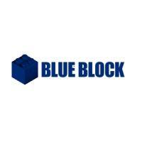 blue block global logo image