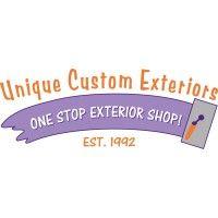 unique custom exteriors logo image