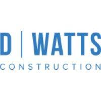 d|watts construction logo image