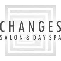 changes salon & day spa logo image