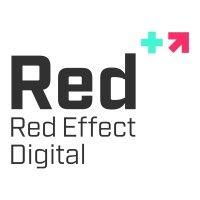 red effect digital logo image