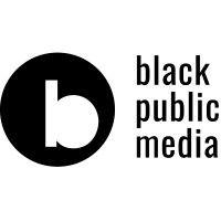 black public media logo image